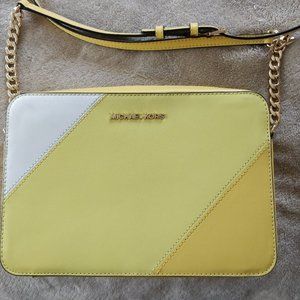 Michael Kors Large Tri-Color Leather Crossbody